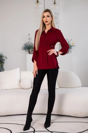 Vivi blúz - bordó
