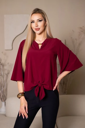 Kimberly blúz - Bordó
