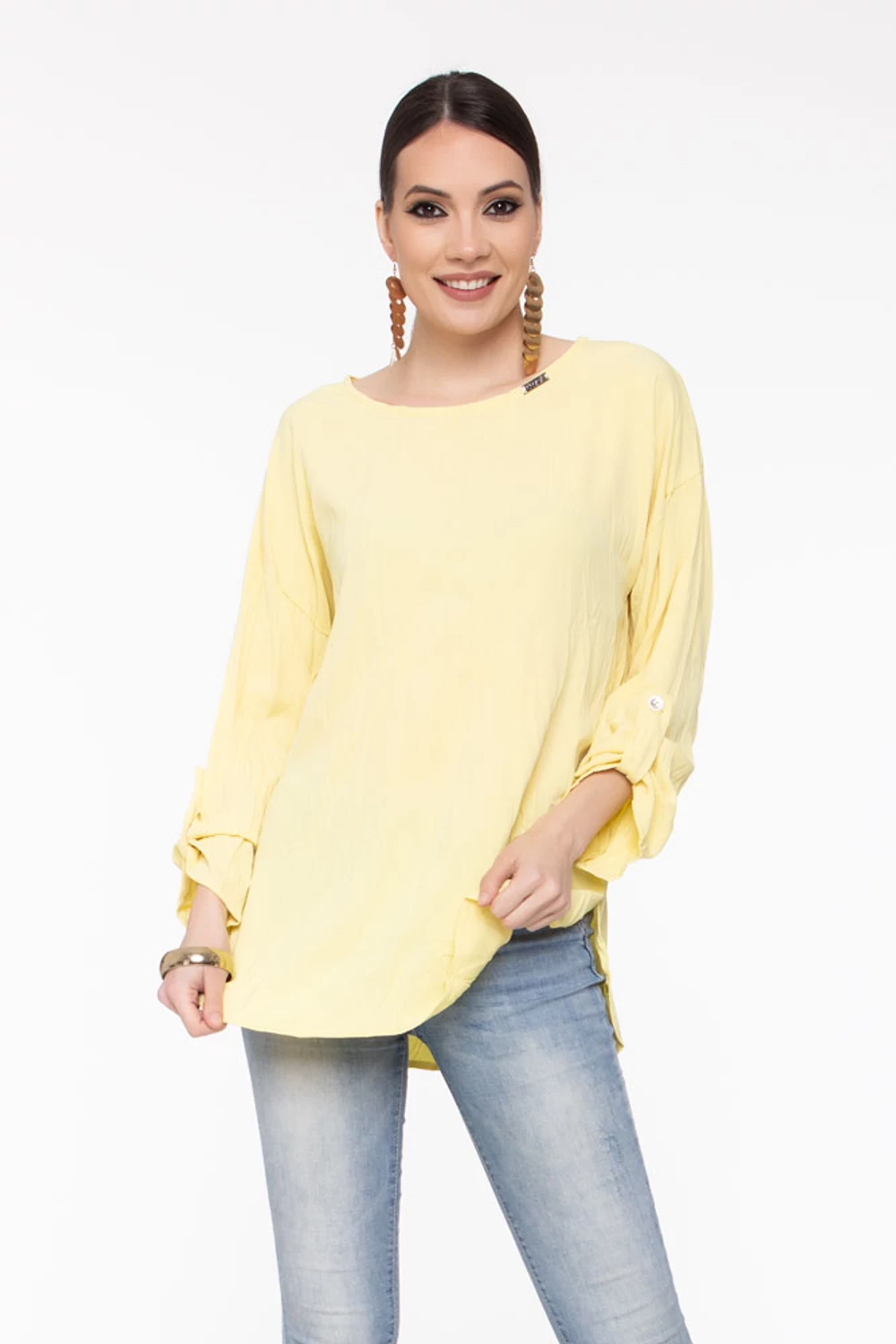 Fédra tunika - sárga