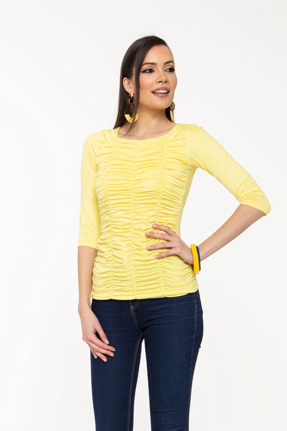 Zsanka póló - sárga