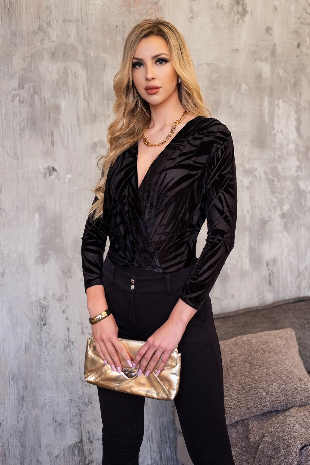 Loréna body - fekete Loréna body - fekete