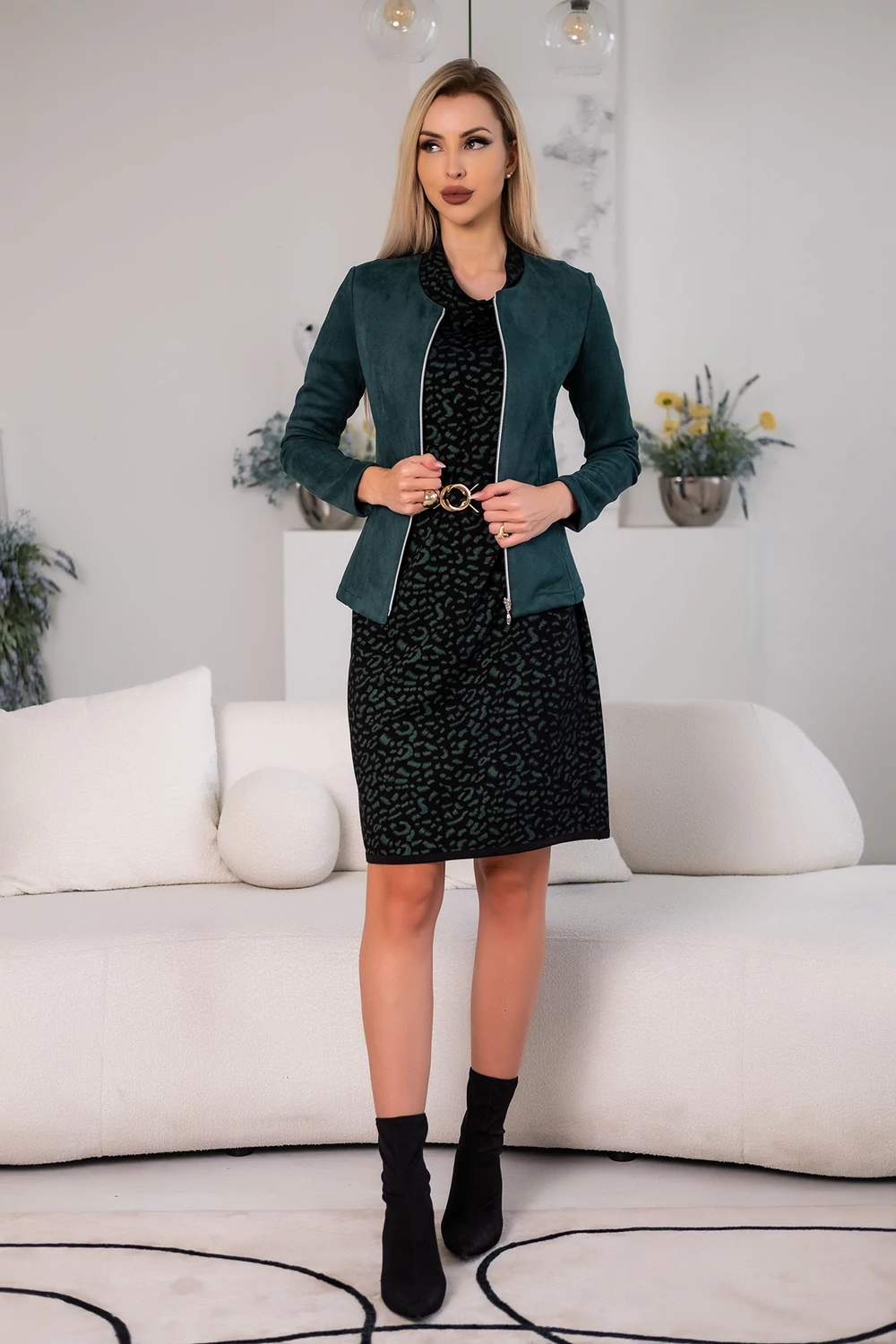 Rita kabátka - sötétzöld Rita kabátka - sötétzöld