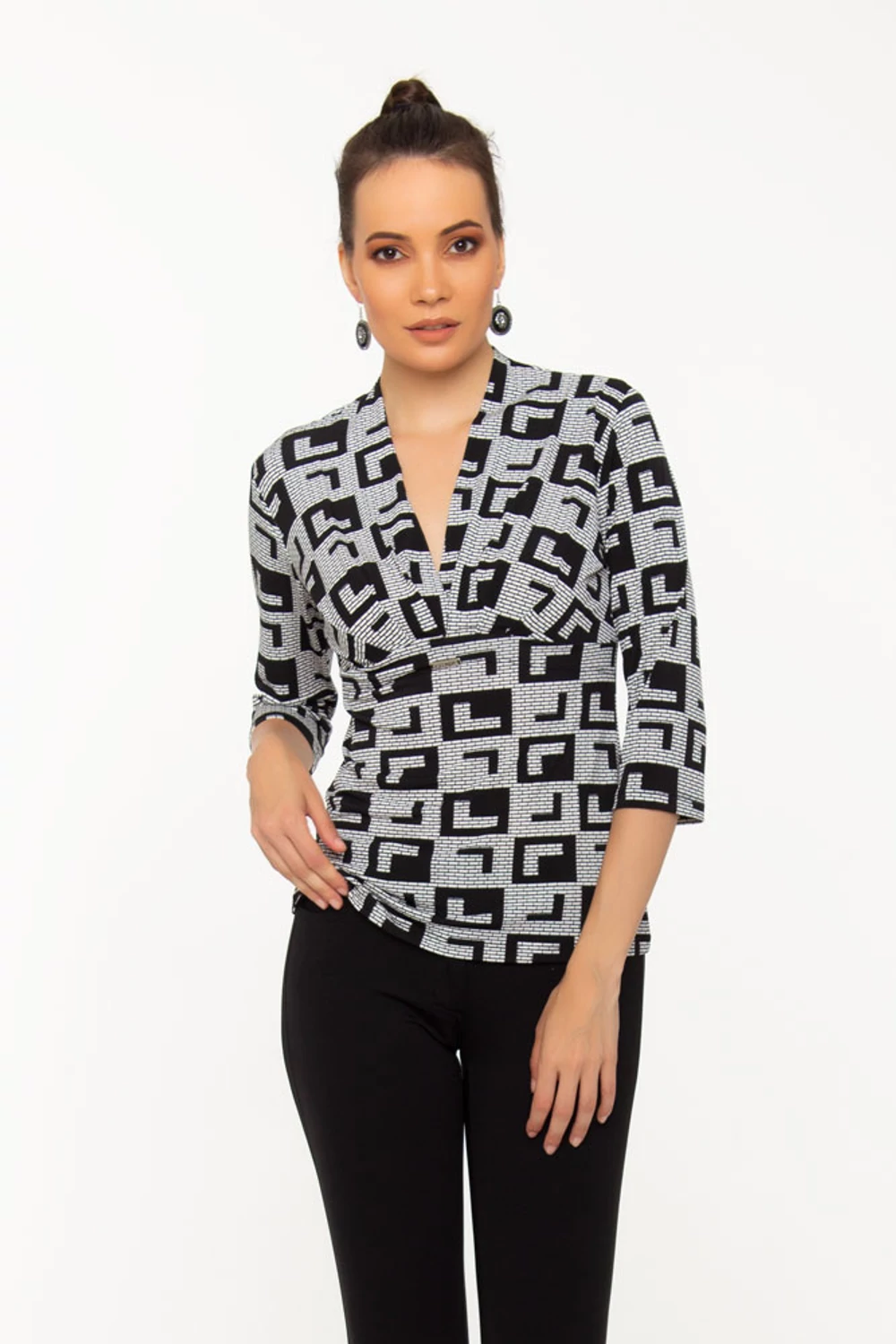 Szonja póló - fekete/fehér Szonja póló - fekete/fehér