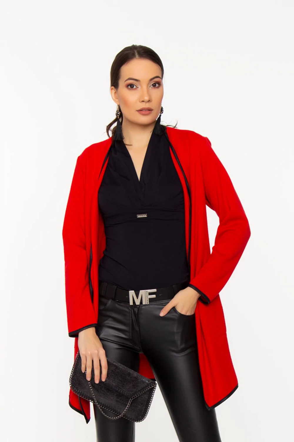 Roxi kardigán - Piros Roxi kardigán - Piros