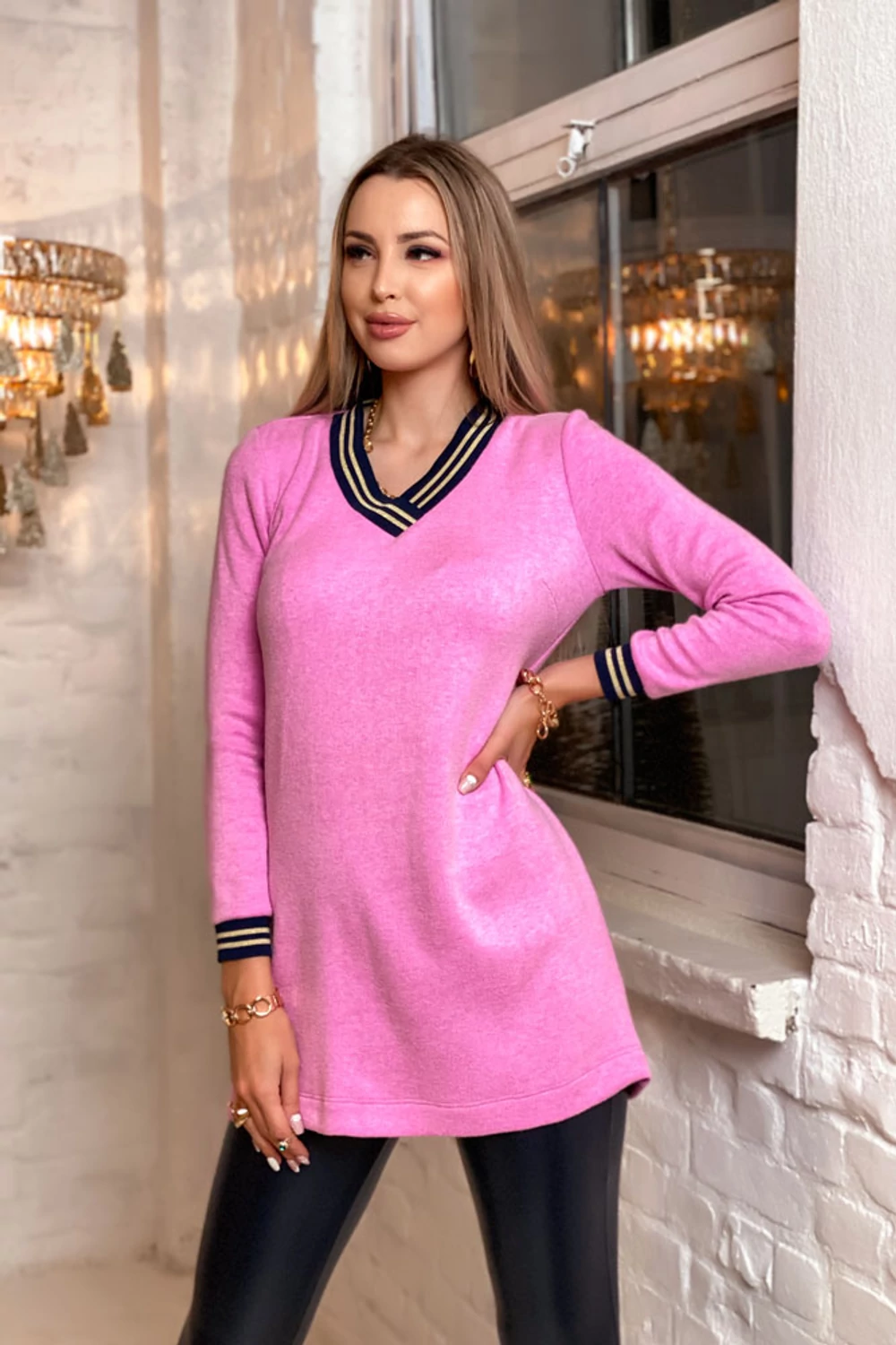Zsazsa tunika - rózsaszín