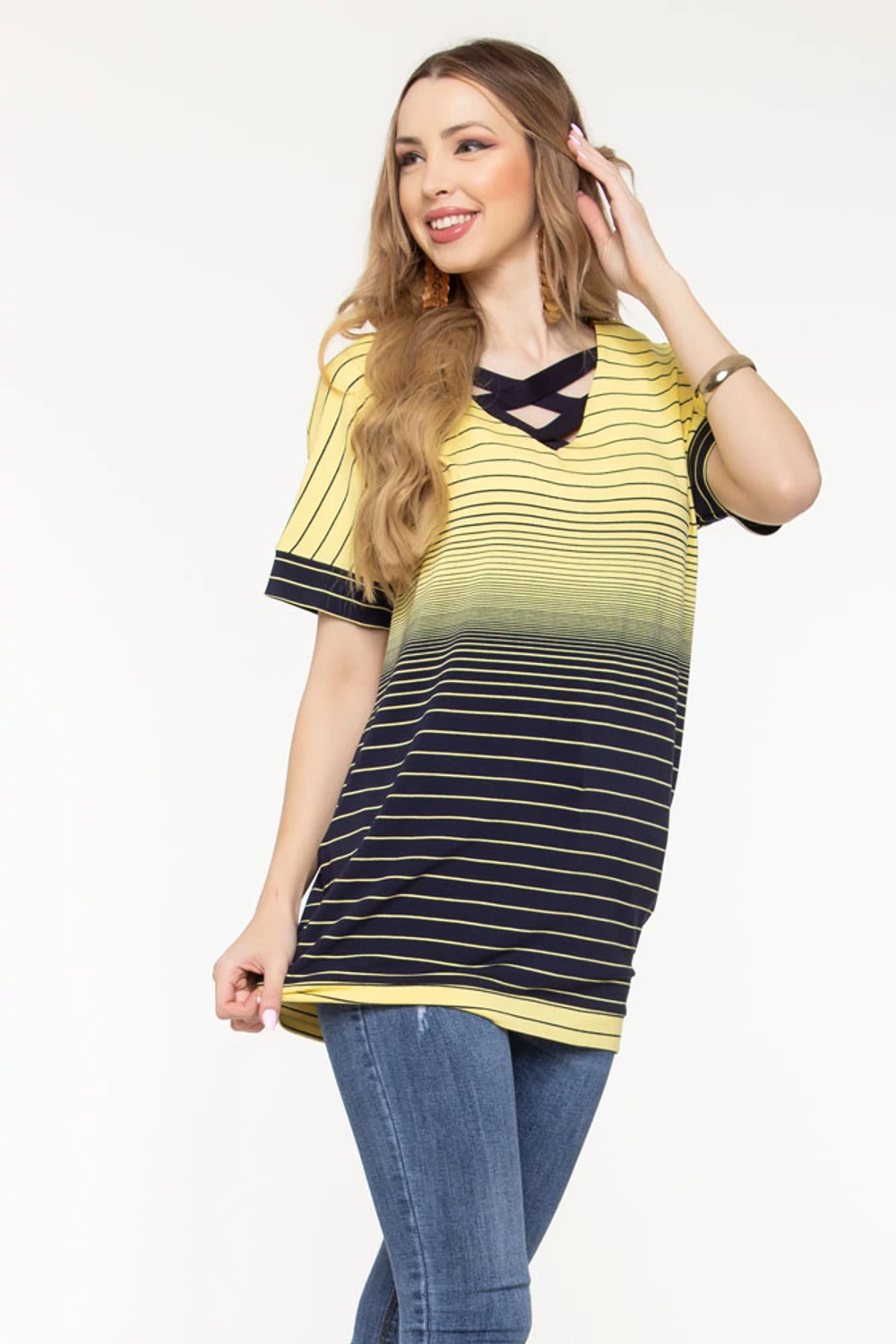 Xénia 2 funkciós tunika - sárga Xénia 2 funkciós tunika - sárga