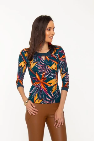 Zsófi póló - zöld alapon mintás Zsófi póló - zöld alapon mintás