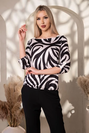 Csilla felső - fekete/fehér Csilla felső - fekete/fehér