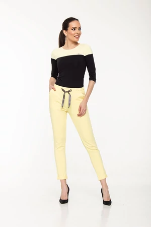 Linda nadrág - pasztell sárga
