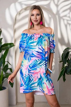 Kalliopé ruha - Kék trópus Kalliopé ruha - Kék trópus