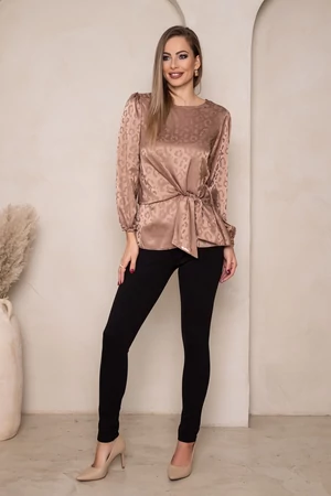 Irina blúz - fényes ocelot