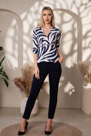 Anna felső - kék/fehér Anna felső - kék/fehér