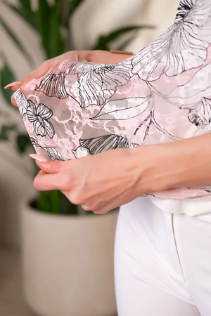 Ibi felső - rózsaszín csipke Ibi felső - rózsaszín csipke