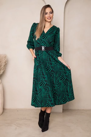 Wendy ruha - zöld/fekete Wendy ruha - zöld/fekete