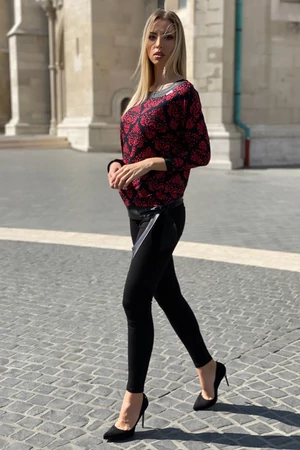 Tamara tunika - Piros mintás Tamara tunika - Piros mintás